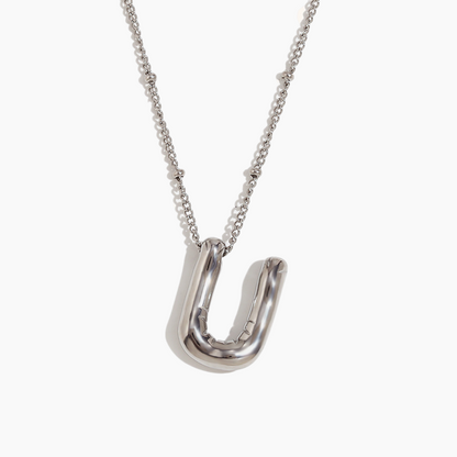 Bold Initial Pendant Necklace