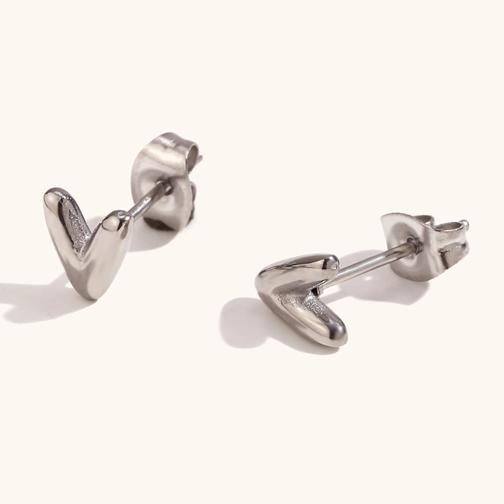 Minimalist Gold Stud Earrings