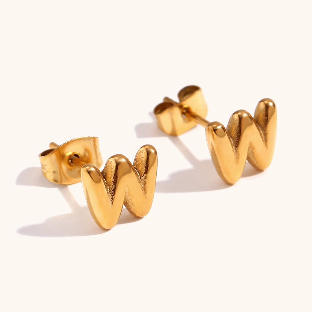 Minimalist Gold Stud Earrings