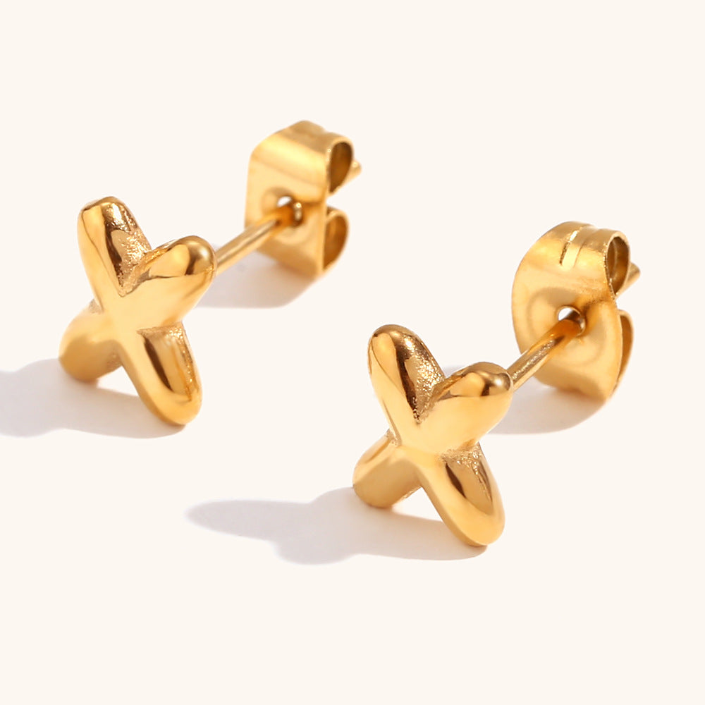 Minimalist Gold Stud Earrings
