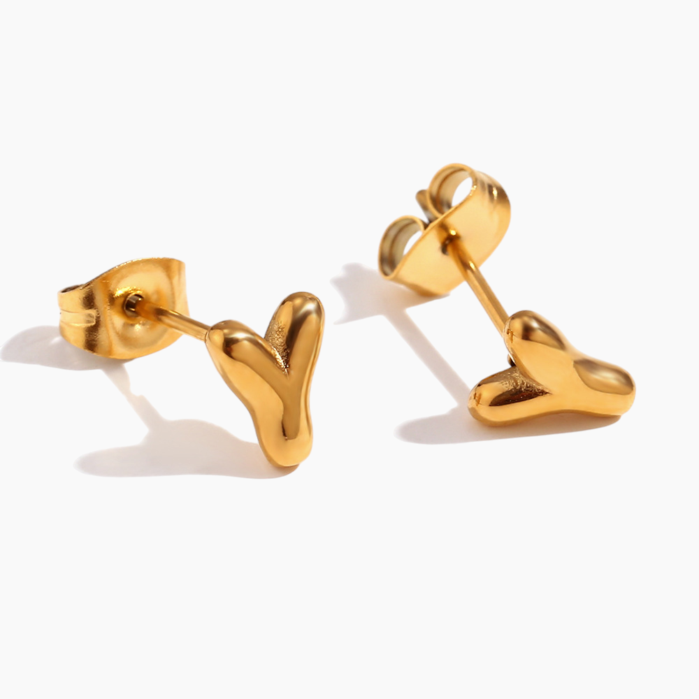 Minimalist Gold Stud Earrings