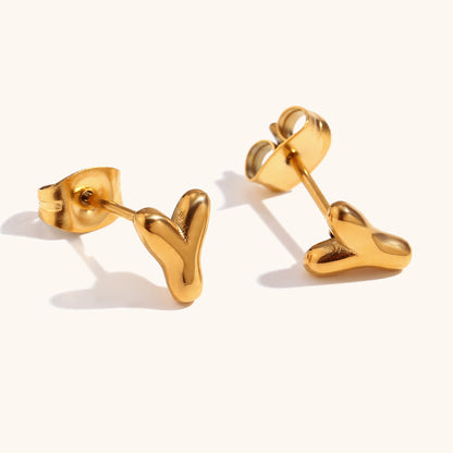 Minimalist Gold Stud Earrings