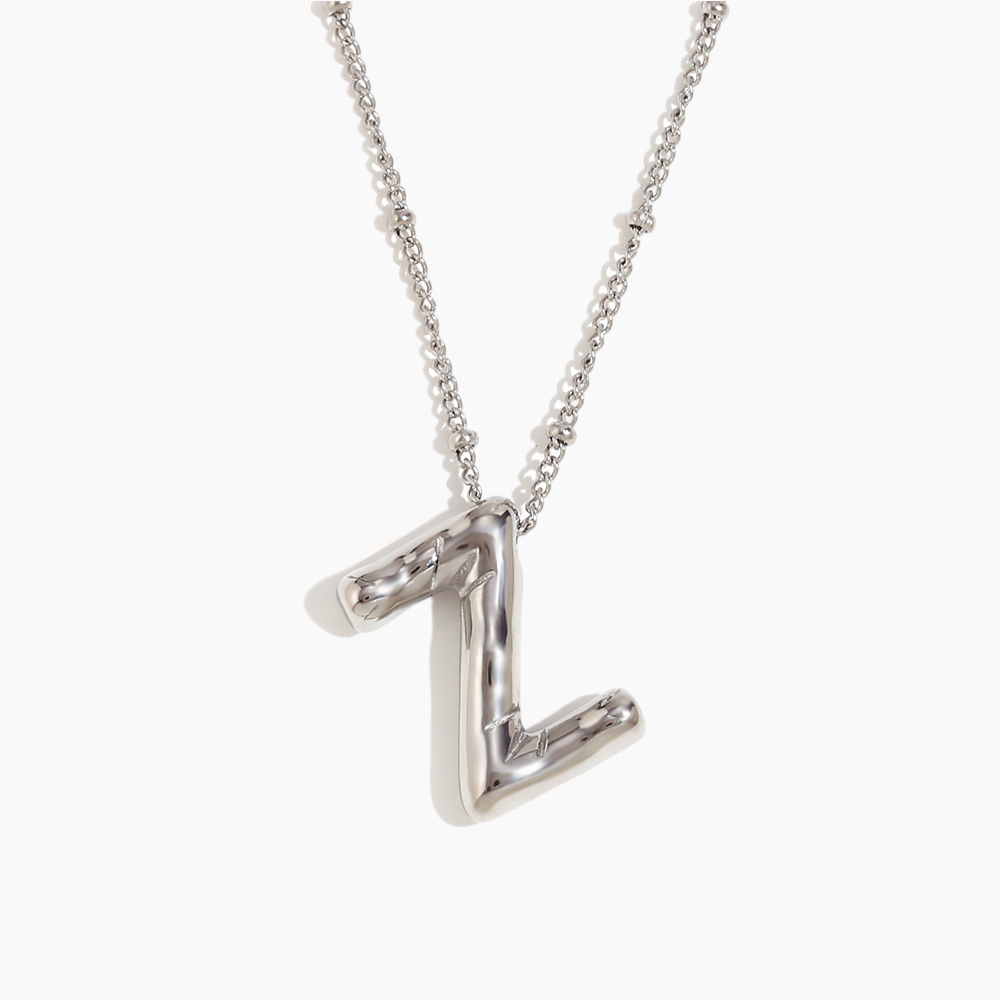 Bold Initial Pendant Necklace