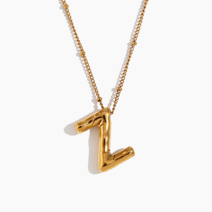 Bold Initial Pendant Necklace