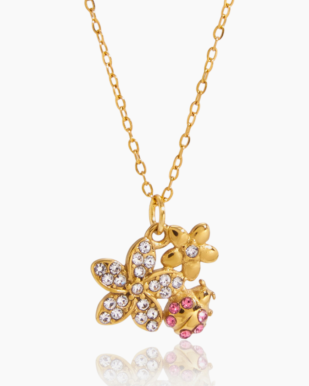 Bloom & Ladybug Necklace