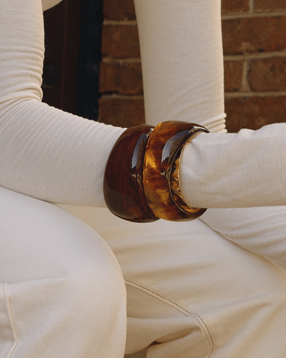 Amber Swirl Bangle - mifjewelry