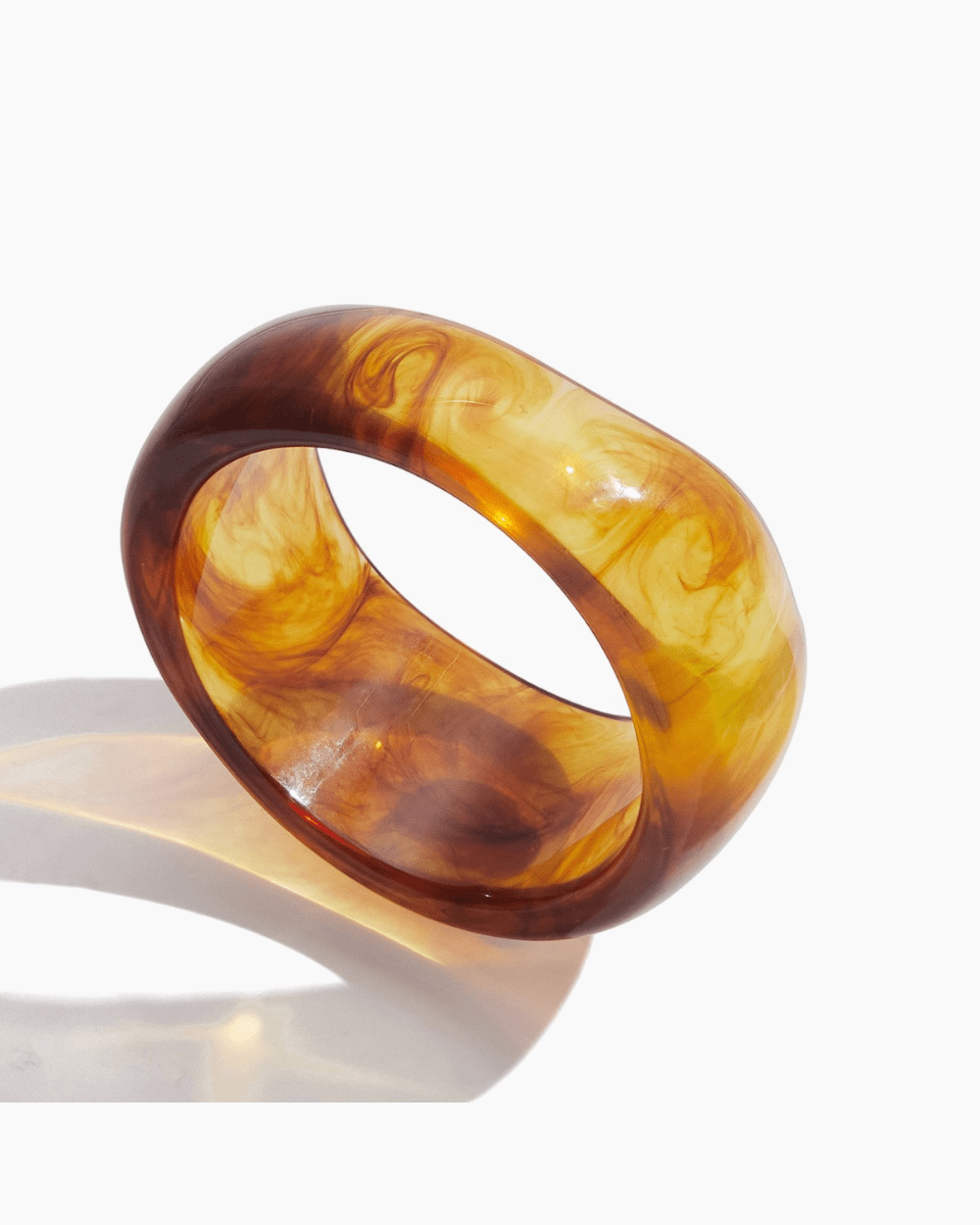 Amber Swirl Bangle - mifjewelry