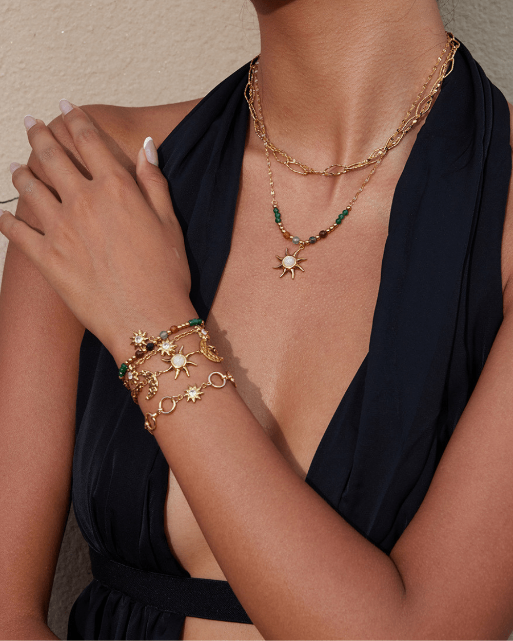 Aurora Beam Beaded Bracelet - mifjewelry