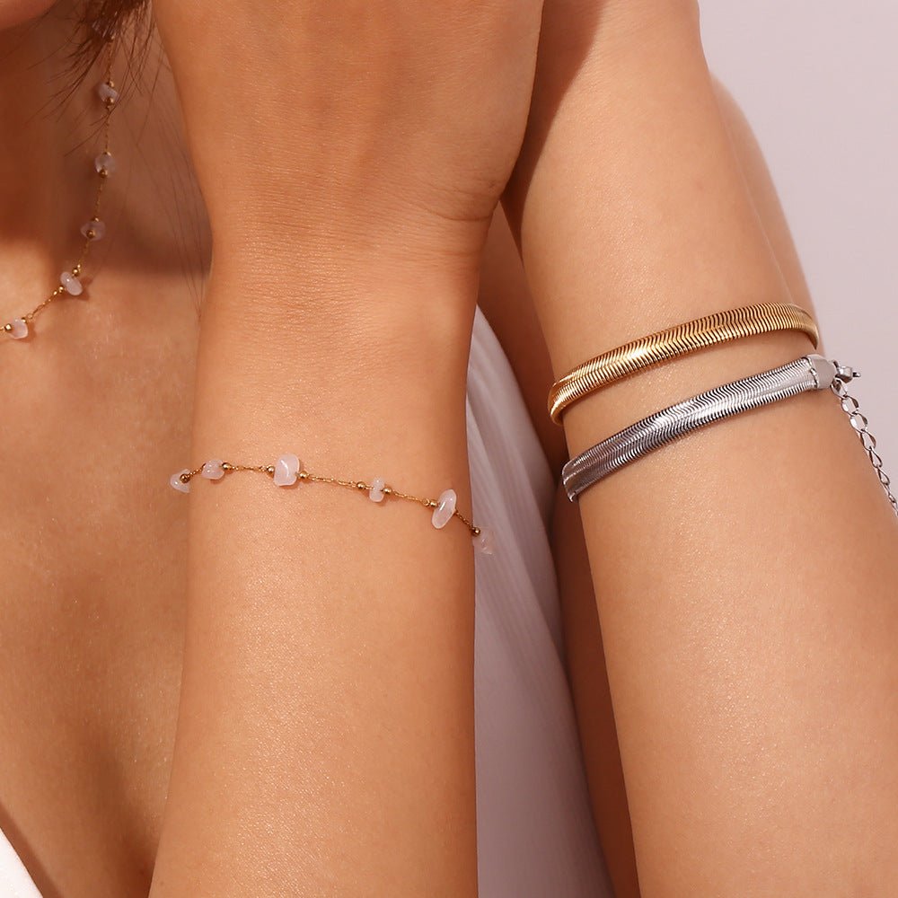 Aurora Pebble Chain Bracelet - mifjewelry