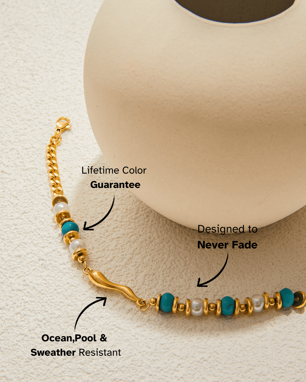 Azure Ripple Pearl Bracelet - mifjewelry