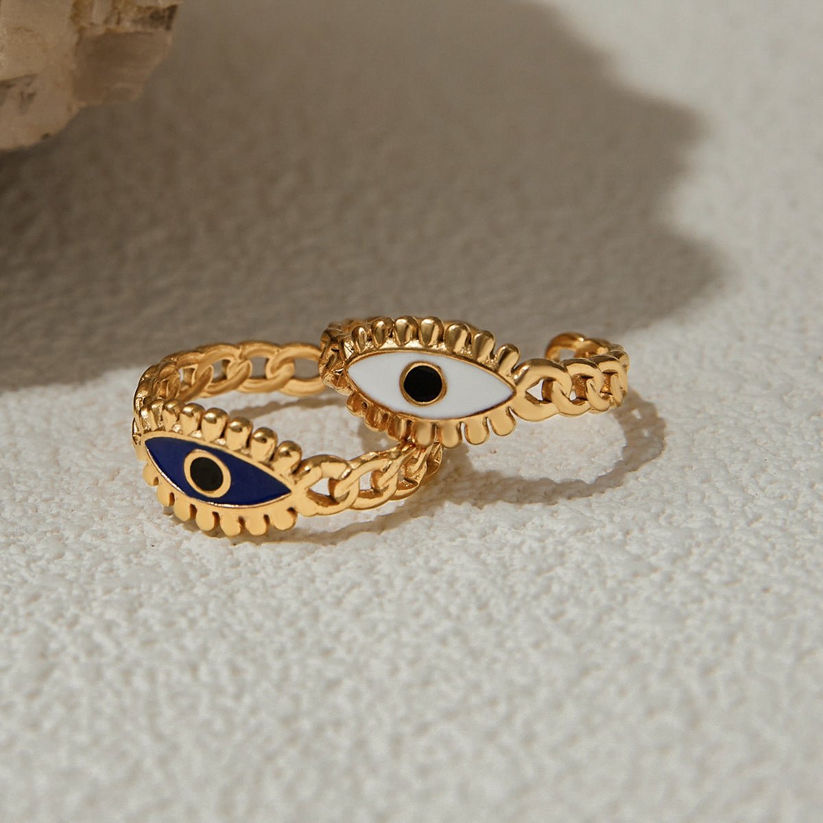 Azure Vision Evil Eye Ring - mifjewelry
