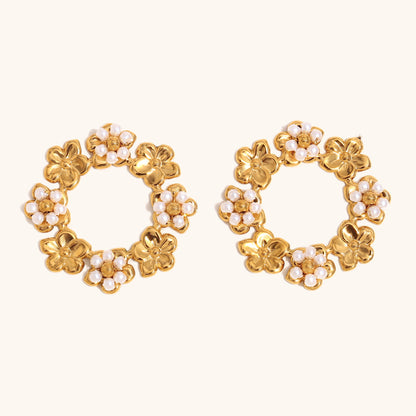 Blossom Harmony Hoop Earrings