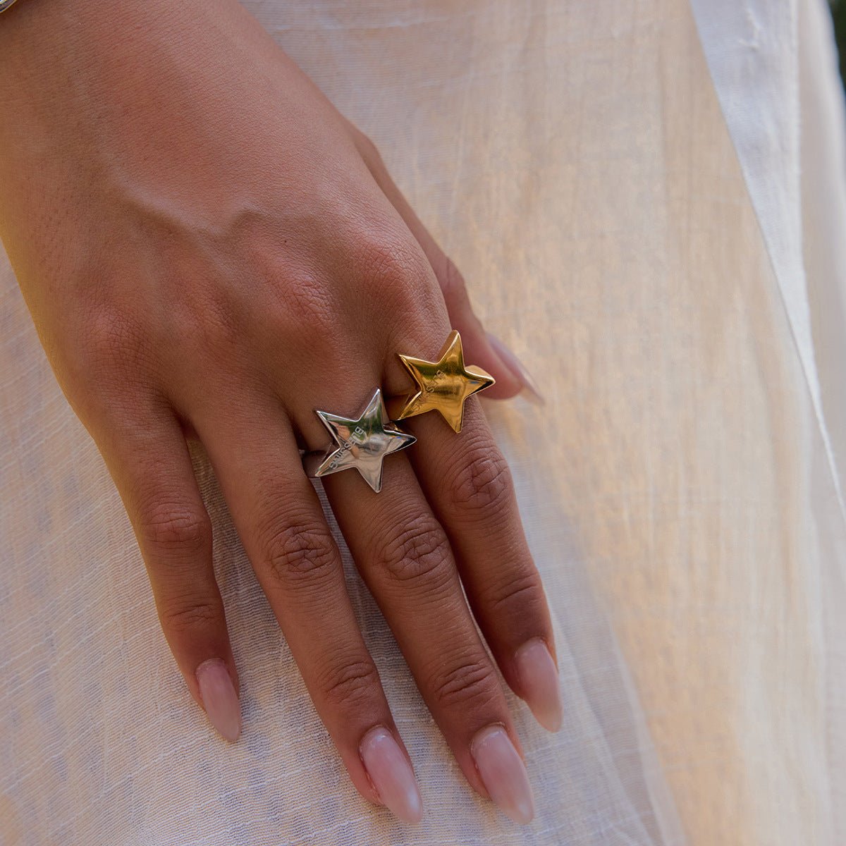 Blessed Star Power Ring - Silver - mifjewelry