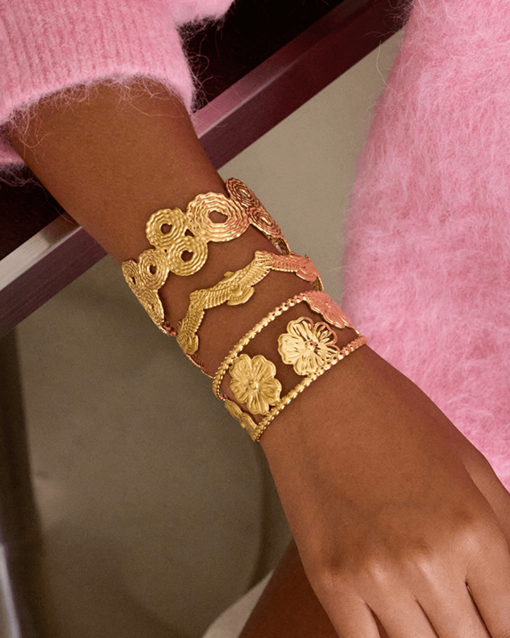 Blooming Garden Cuff Bracelet - mifjewelry