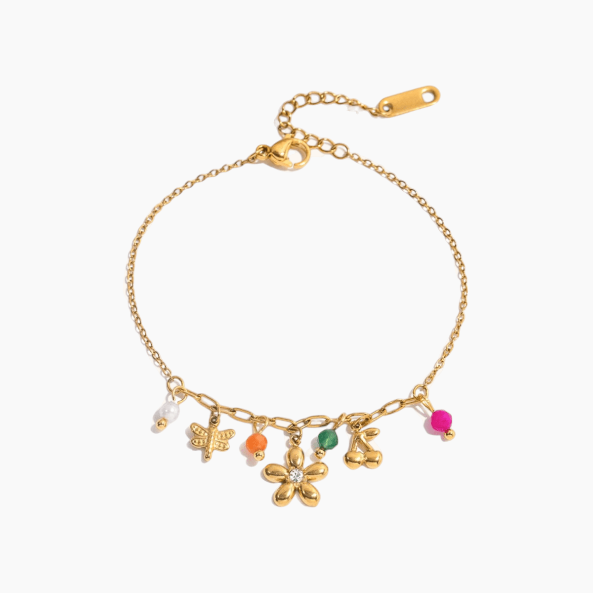 Bloomy Garden Charm Bracelet - mifjewelry