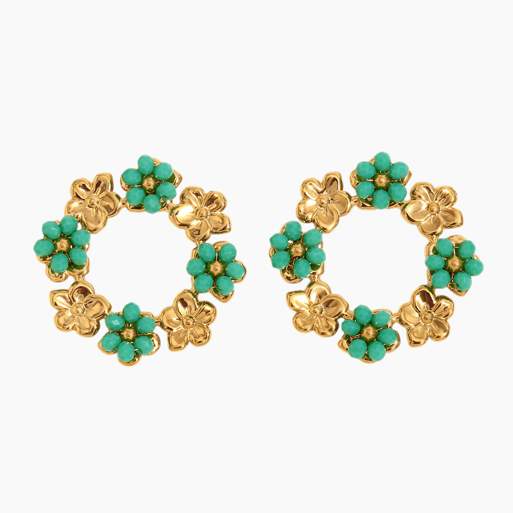 Blossom Harmony Hoop Earrings - mifjewelry