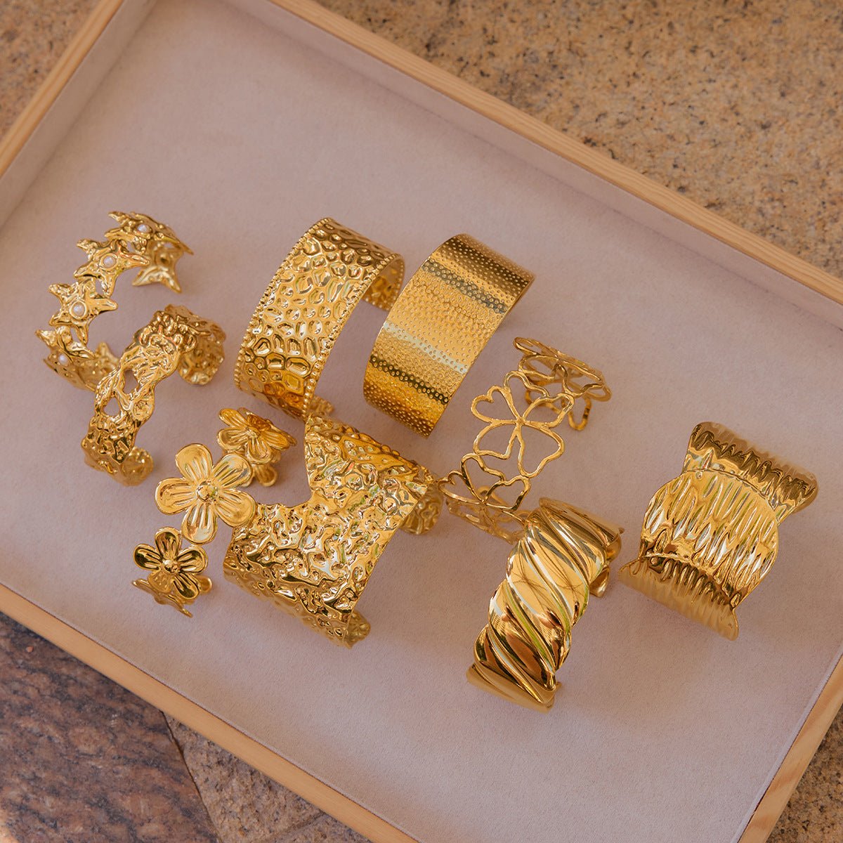 Blossom Radiance Cuff - mifjewelry