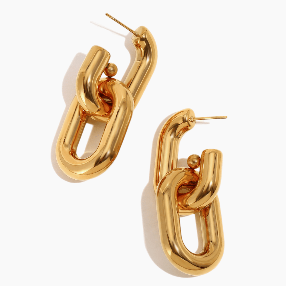 Bold Link Chain Earrings - mifjewelry