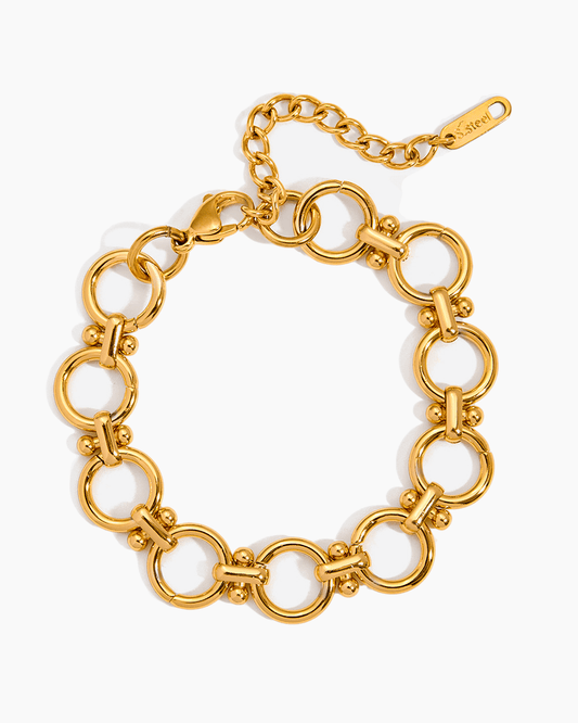 Bold Link Loop Bracelet - mifjewelry