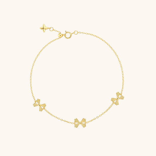 Bow Bracelet with Zirconia - mifjewelry