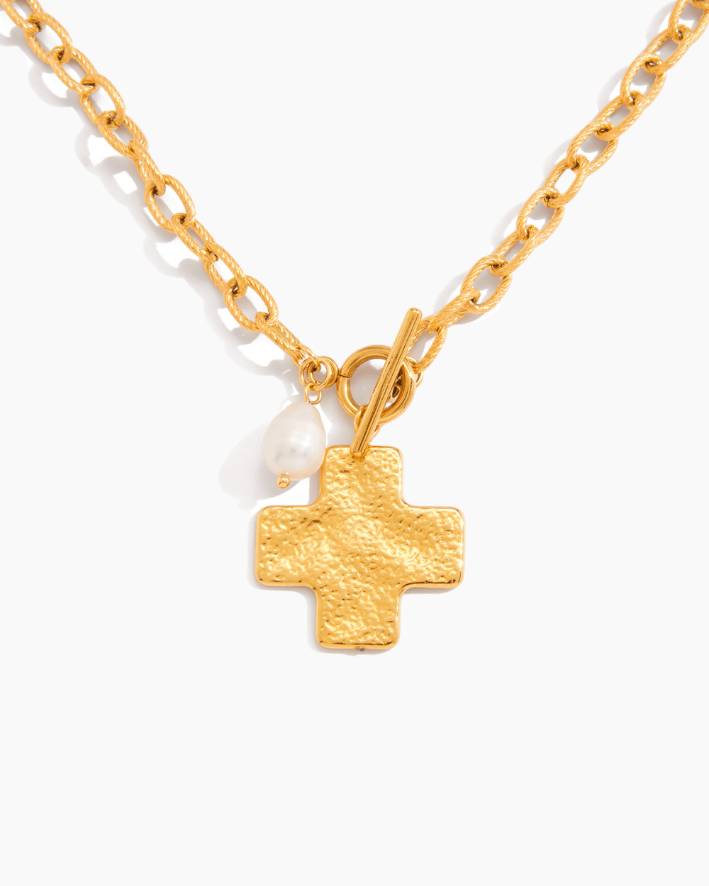 Butterfly Pearl Heart Necklace - mifjewelry