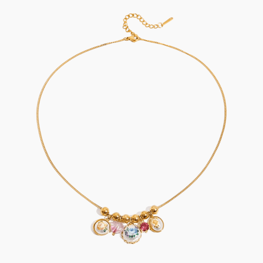 Candy Bloom Charm Necklace - mifjewelry