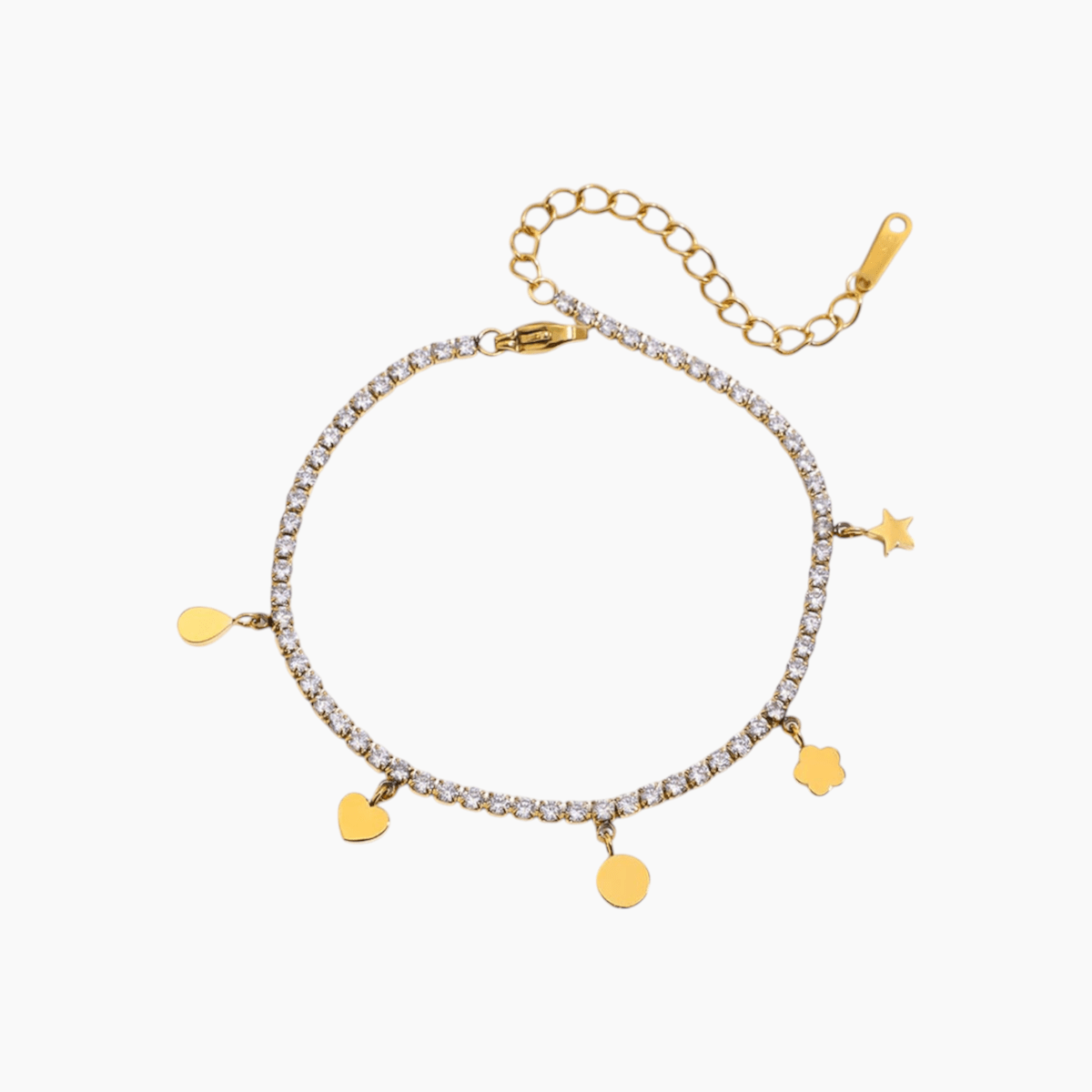 Celeste Icons Charm Tennis Bracelet - mifjewelry