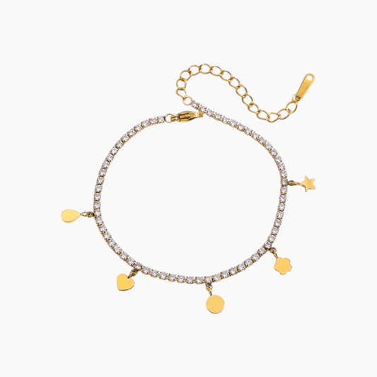 Celeste Icons Charm Tennis Bracelet - mifjewelry
