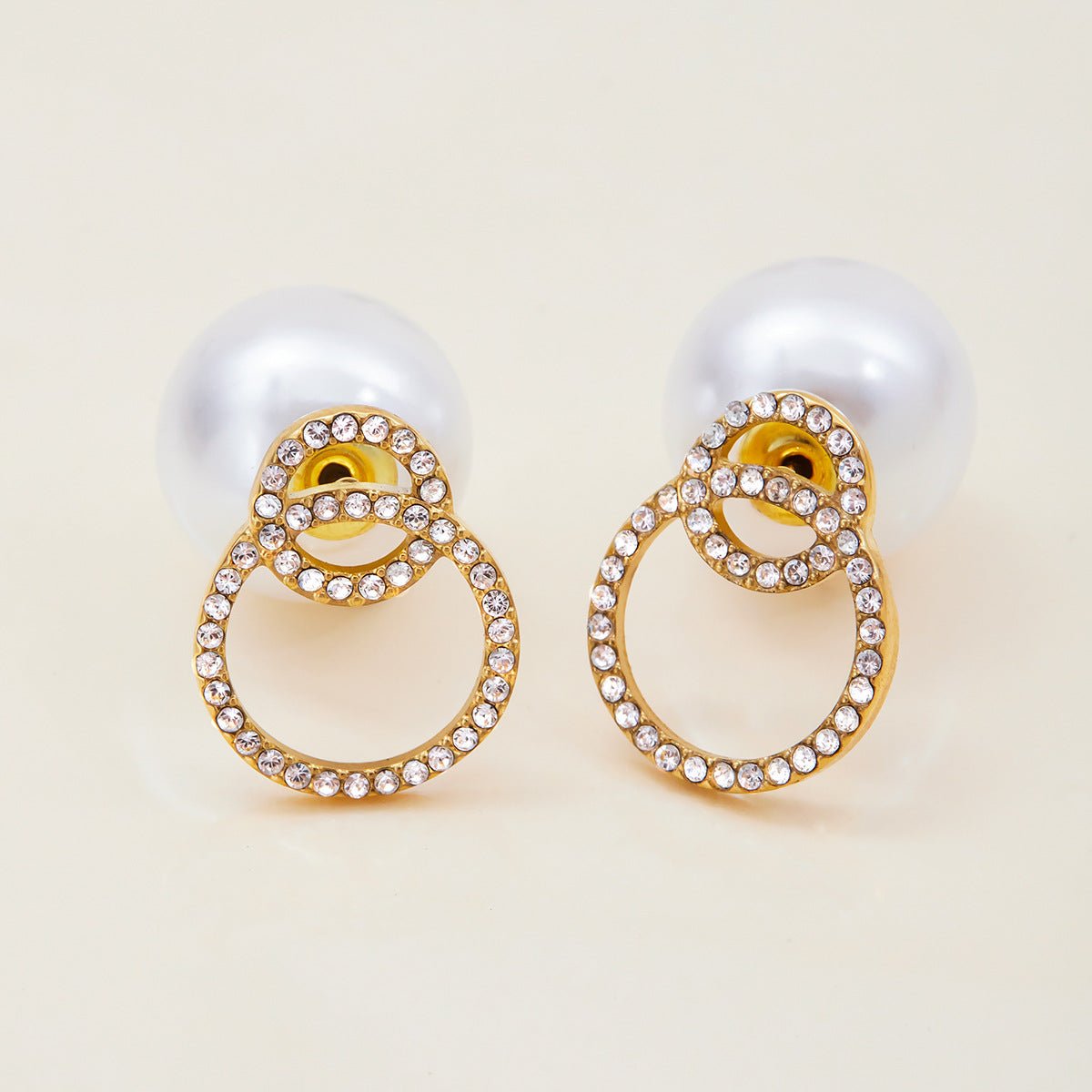 Celeste Pearl Orbit Earrings - mifjewelry