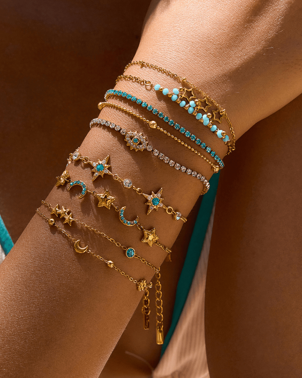 Celestia Moon & Star Bracelet - mifjewelry
