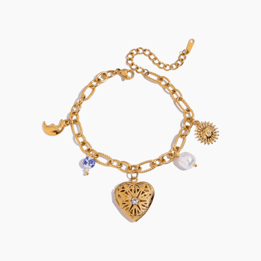 Celestial Charms Locket Bracelet - mifjewelry