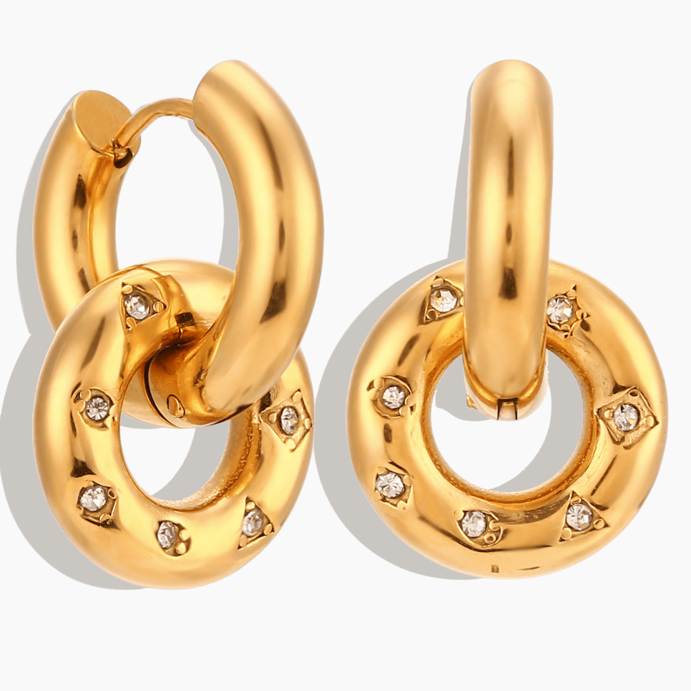 Celestial Orbit Hoop Earrings - mifjewelry