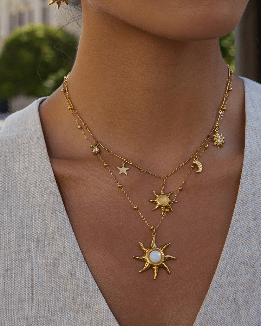 Celestial Parade Charm Necklace - mifjewelry