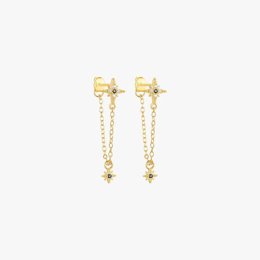 Celestial Star Drop Earrings - mifjewelry