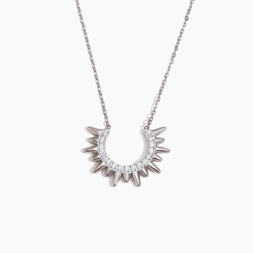 Celestial Sunburst Pendant Necklace - mifjewelry