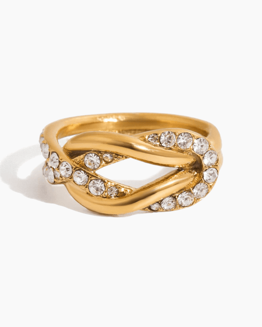 Crystal Twist Glow Ring - mifjewelry