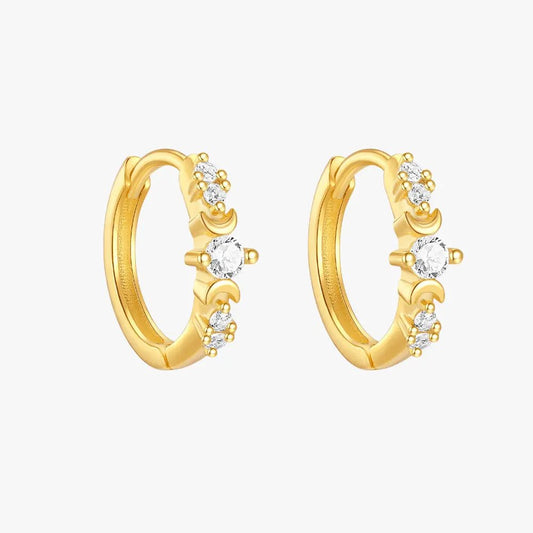 Delicate Zirconia Mini Hoops - mifjewelry