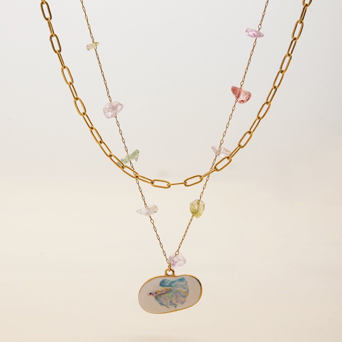 Dreamy Glimmer Duo Necklace - mifjewelry