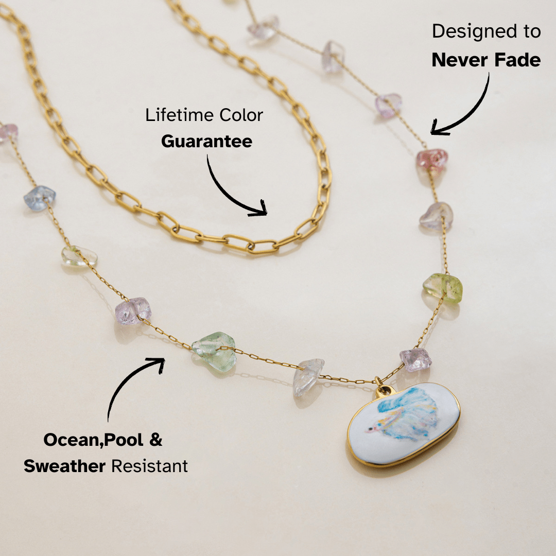 Dreamy Glimmer Duo Necklace - mifjewelry