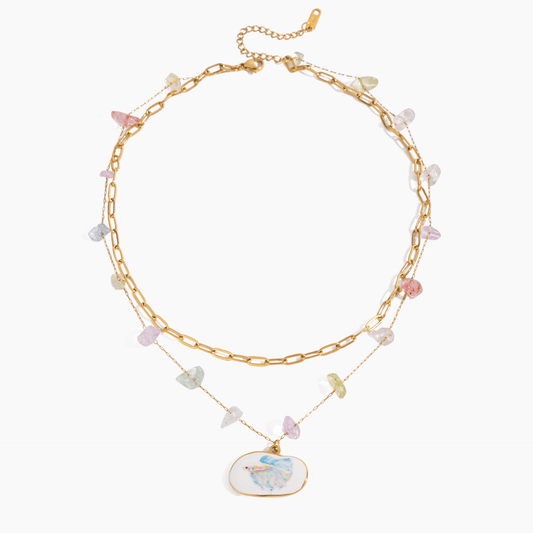 Dreamy Glimmer Duo Necklace - mifjewelry