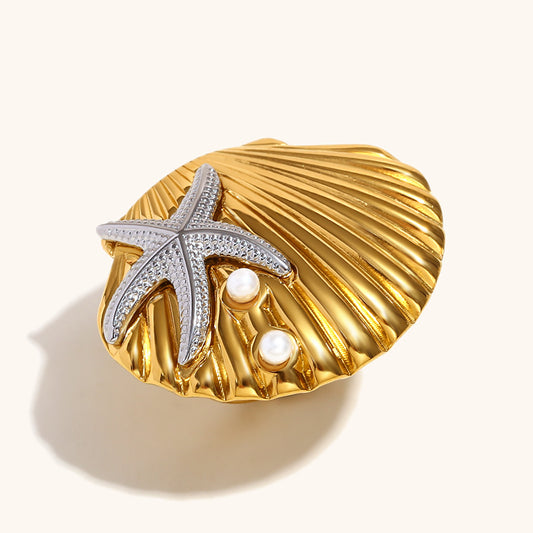 Ocean Treasure Shell Ring