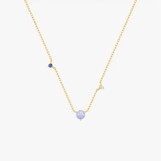 Elegant Opal Pendant Necklace - mifjewelry