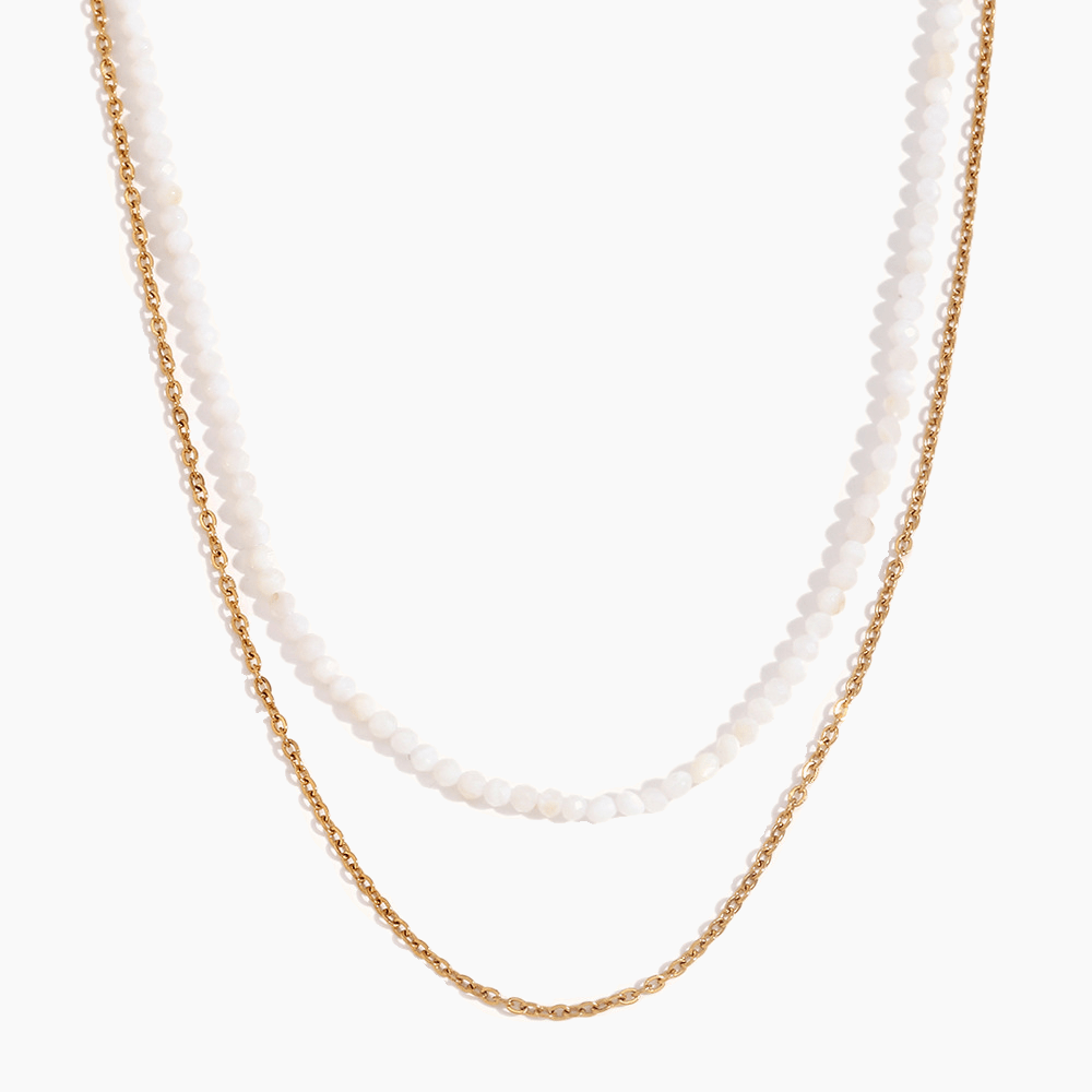 Emerald Drift Layered Necklace - mifjewelry