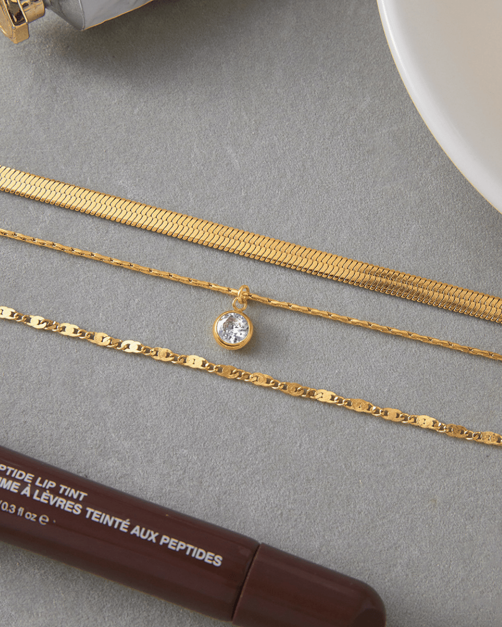 Eterna Glow Layered Necklace - mifjewelry