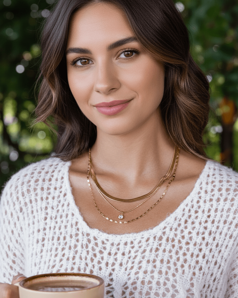 Eterna Glow Layered Necklace - mifjewelry