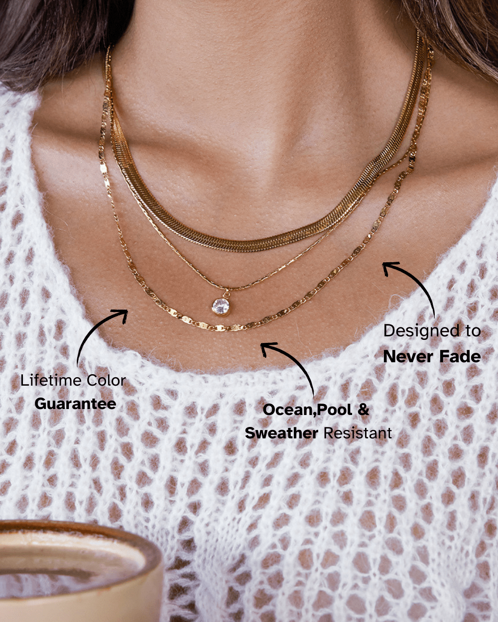 Eterna Glow Layered Necklace - mifjewelry