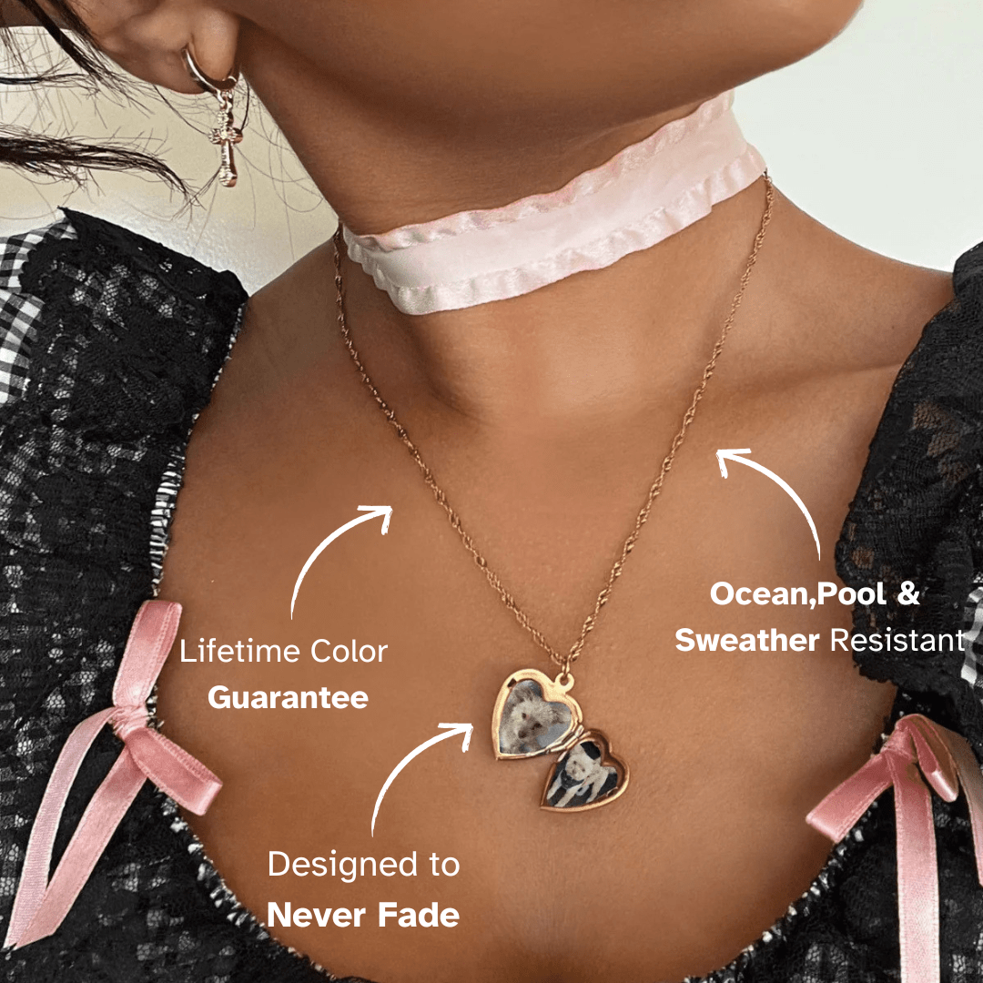 Eternal Memory Heart Locket Necklace - mifjewelry