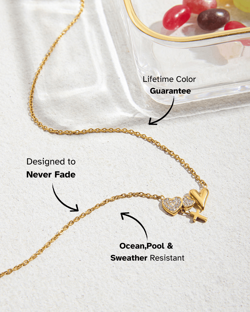 Faith & Love Charm Necklace - mifjewelry