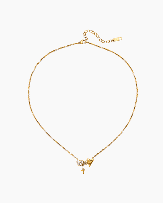 Faith & Love Charm Necklace - mifjewelry