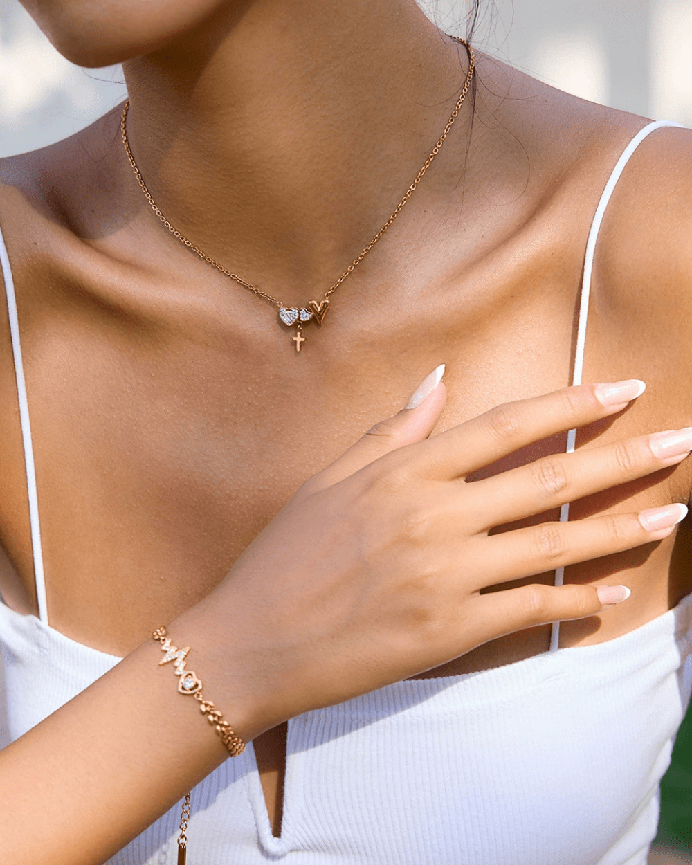 Faith & Love Charm Necklace - mifjewelry